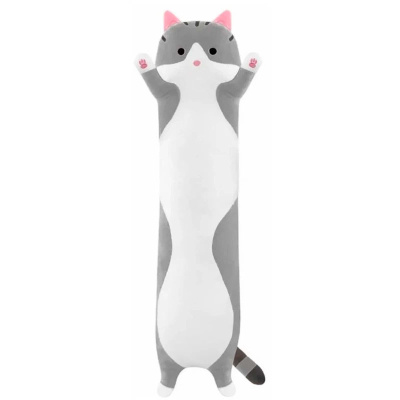 Мягкая игрушка Кот Батон Серый Maxitoys 21306-90 90 см 1